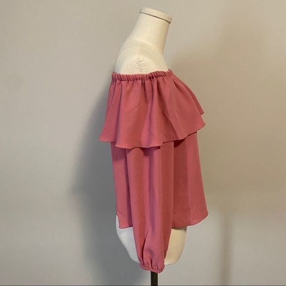 Aritzia Wilfred Morel Off Shoulder  Blouse Pink - Picture 8 of 14